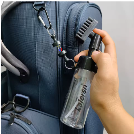 Kaiersn Golfkylfubursti með Segli - Svartur